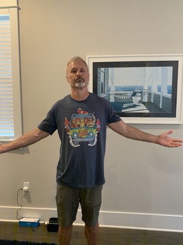 Customer photo review of Scooby Dude Premium Triblend Tee