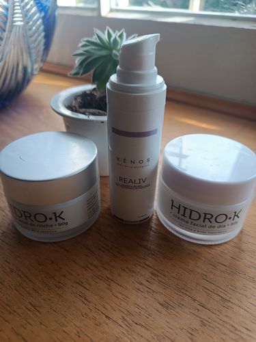 Customer photo review of Pack rostro: Hidro-K Día, Hidro-K Noche, Realiv