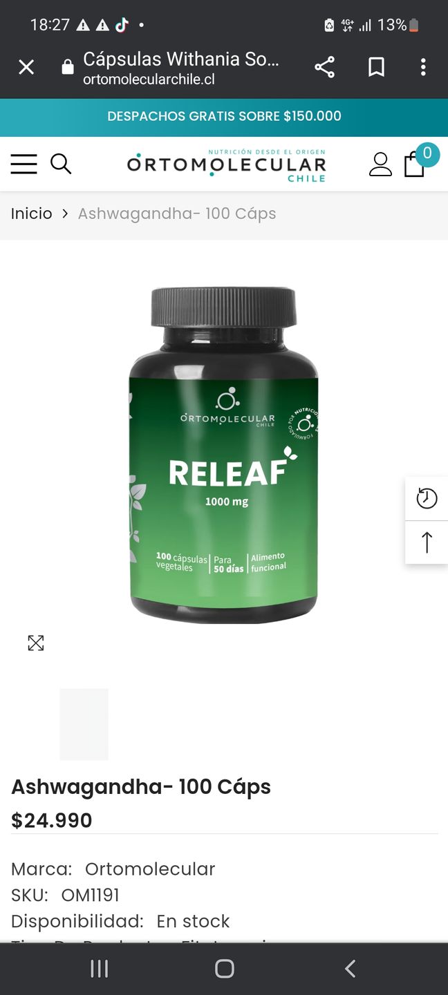 Customer photo review of Releaf-100 cáps