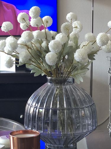 Customer photo review of Faux Kiku Bloem - Wit (10 stengels)