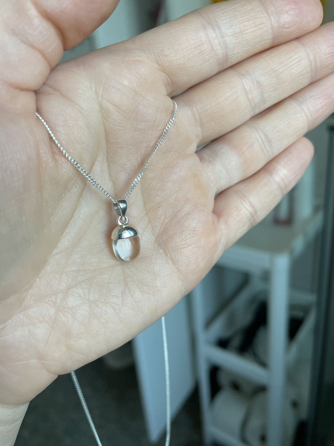 Customer photo review of Berlock Trumlad Bergkristall Silver