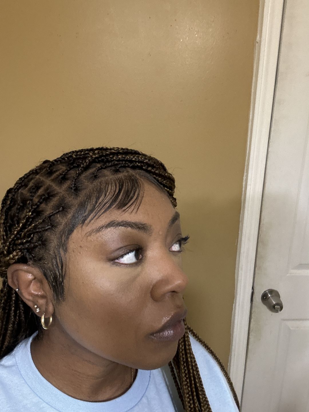 Customer photo review of Beyoncé Honey Blonde Knotless Braids