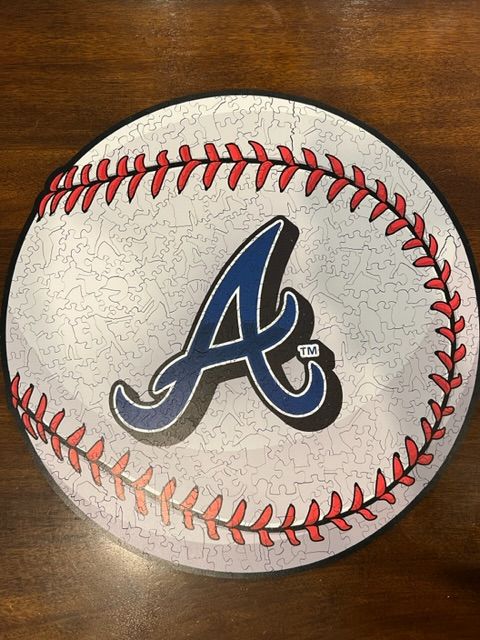 Customer photo review of Atlanta Braves® - Official Wooden Puzzle