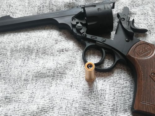 Customer photo review of Webley MK Double Action Revolver Toy