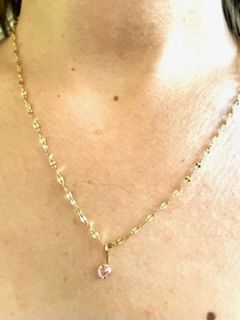 Customer photo review of Dainty Necklace