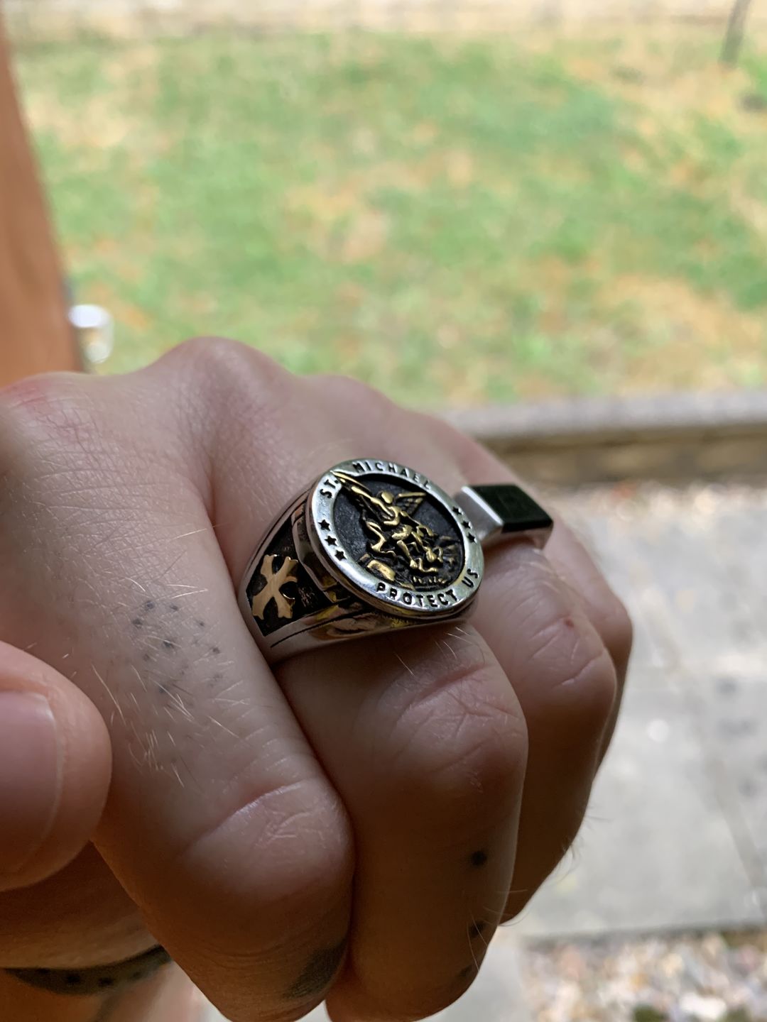Customer photo review of ST. MICHAELS. - GOLD