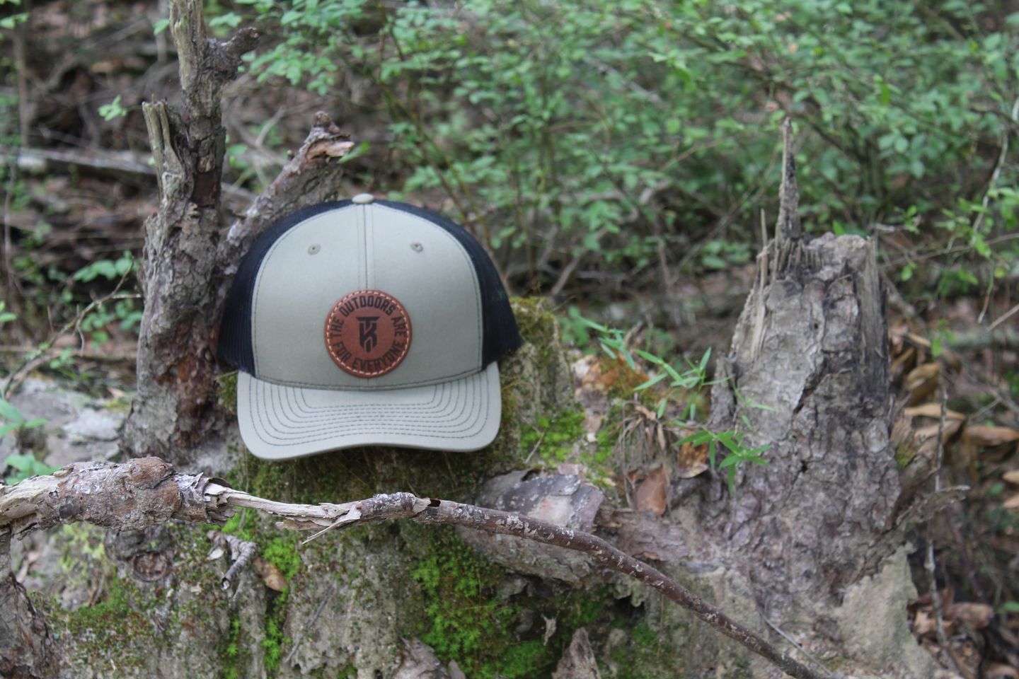 Customer photo review of Richardson 111 Unstructured Leather Patch Hat