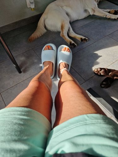 Customer photo review of Sloppy Slides™ • Sommerschlappen