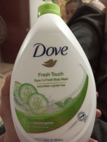 Customer photo review of Dove Go Fresh Cucumber X Green Tea Body Wash 1000ml
