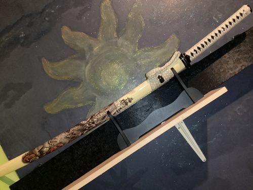 Customer photo review of Katana-Halterung
