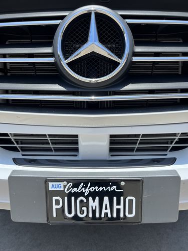 Customer photo review of 1994-2011 CALIFORNIA LICENSE PLATE - BLACK WITH WHITE TEXT 6"x12" (156.5mm x 305mm)