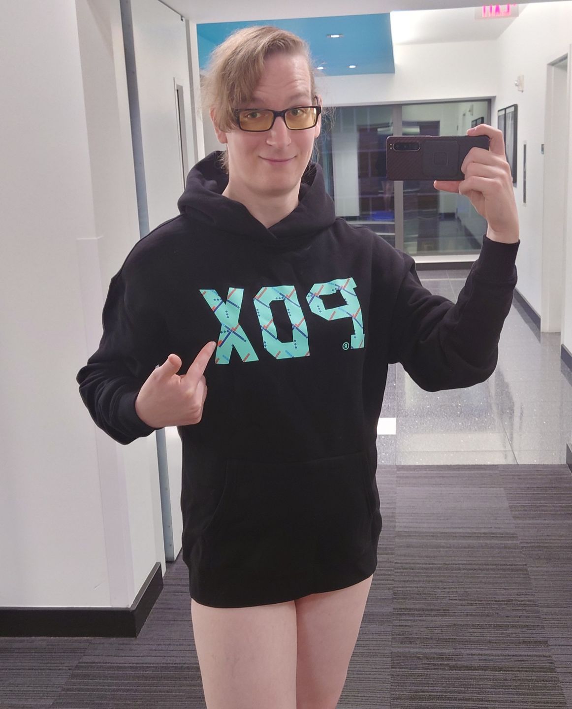 Customer photo review of Sueded PDX Carpet Hoodie