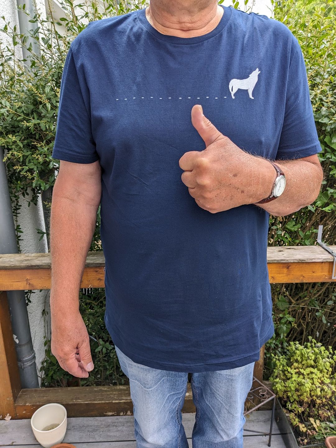 Customer photo review of WOLF SPUR - Bio Herren Shirt