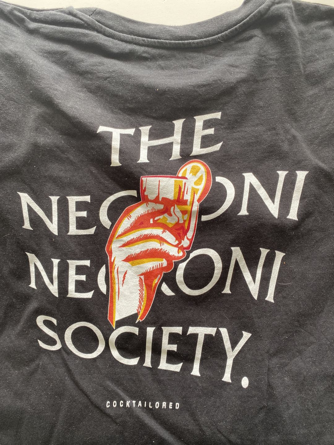 Customer photo review of Negroni Society Organic T-Shirt