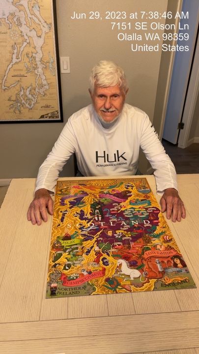 Customer photo review of Whisky Puzzle - Scotland