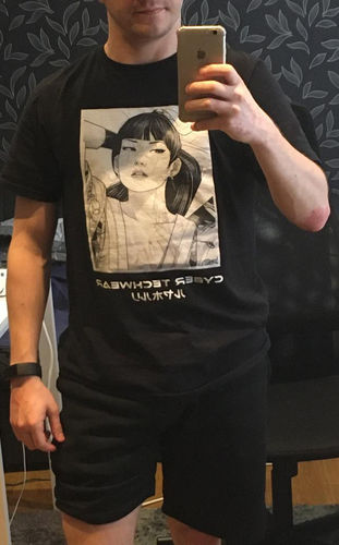 Customer photo review of Cyberpunk Shirt Anime