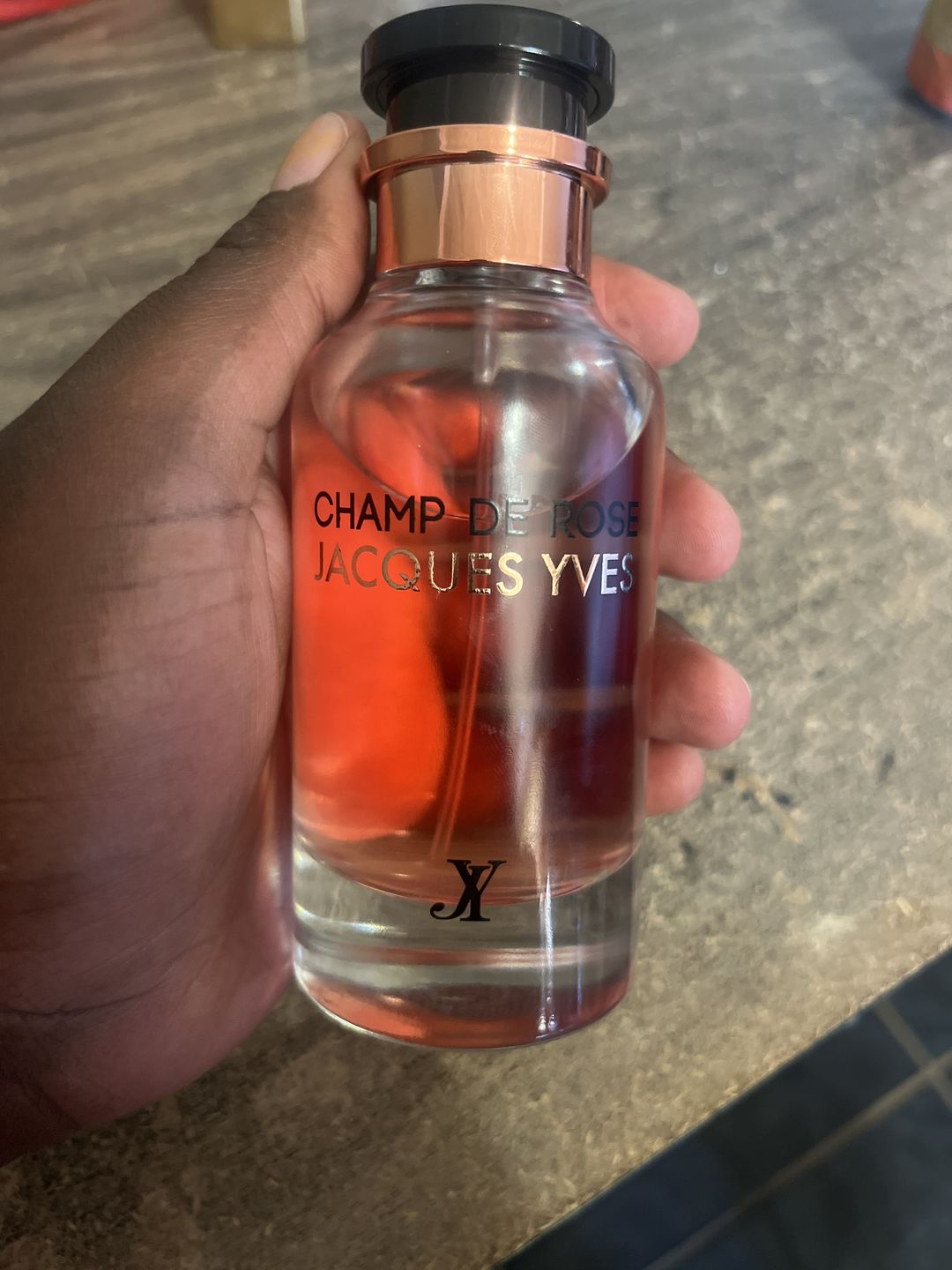 Customer photo review of Champ De Rose Jacques Yves EDP perfume 100ml
