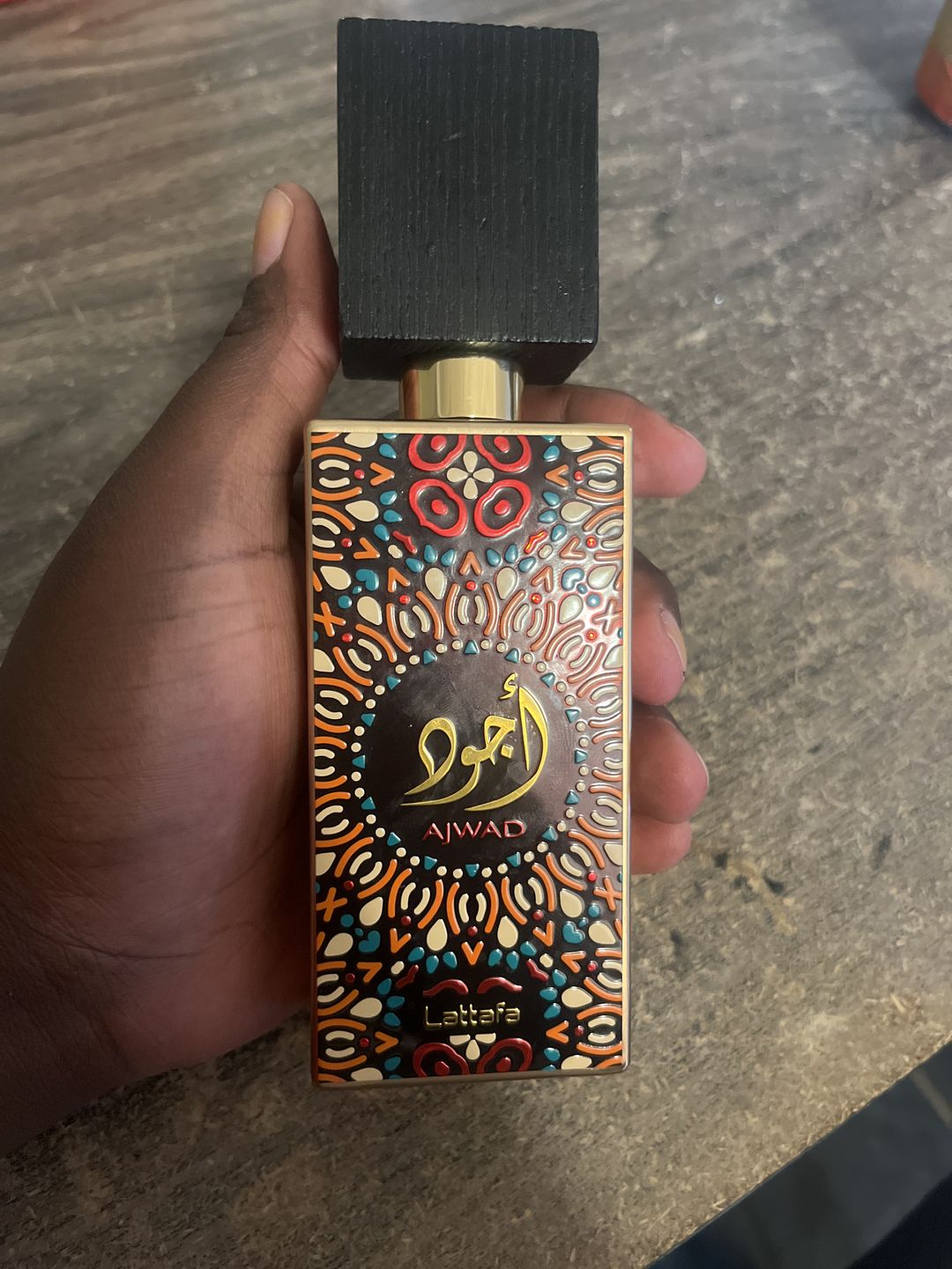 Customer photo review of Ajwad Lattafa 6ml edp