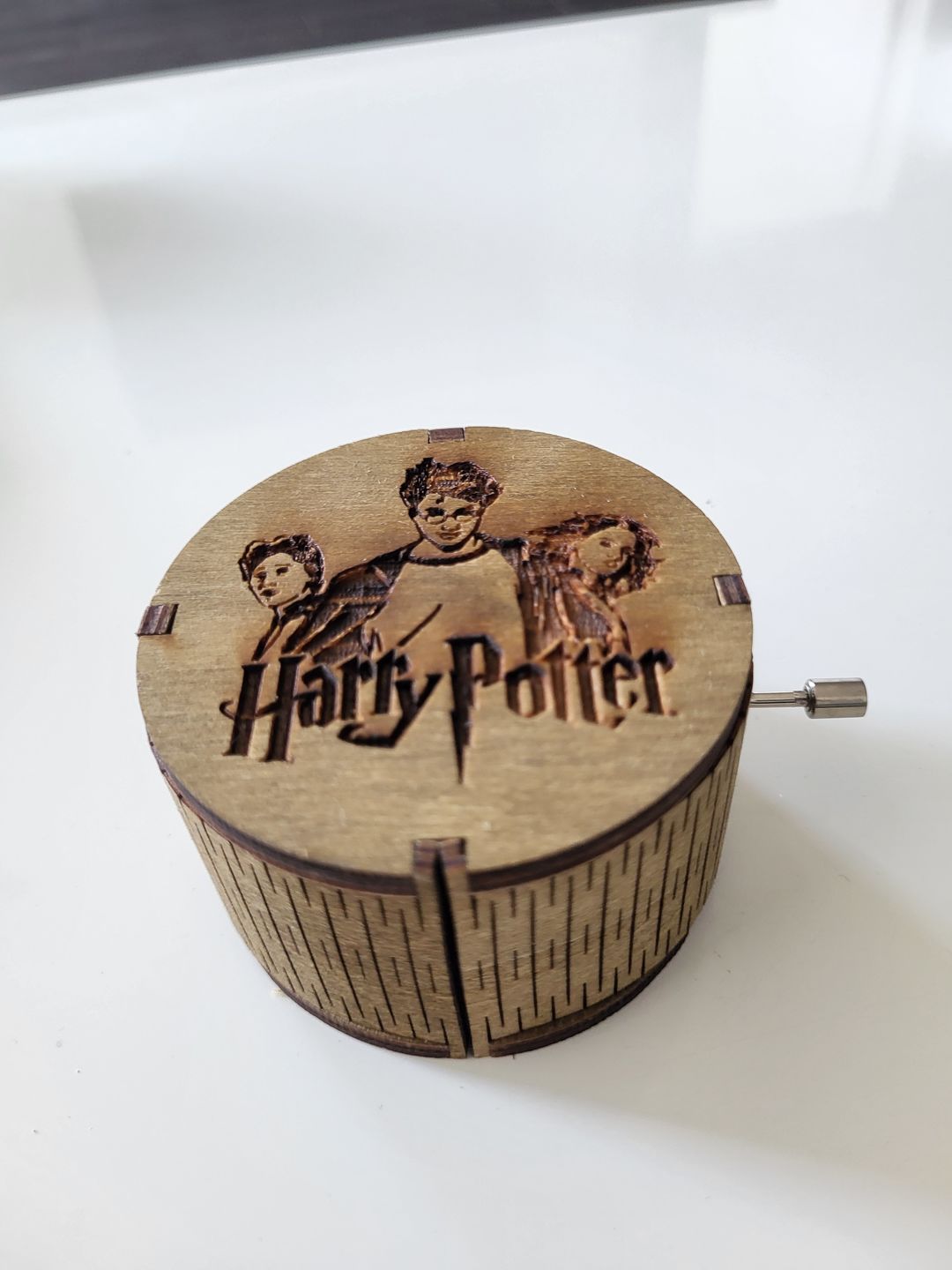 Customer photo review of Cylindrical Hand Crank Music Box