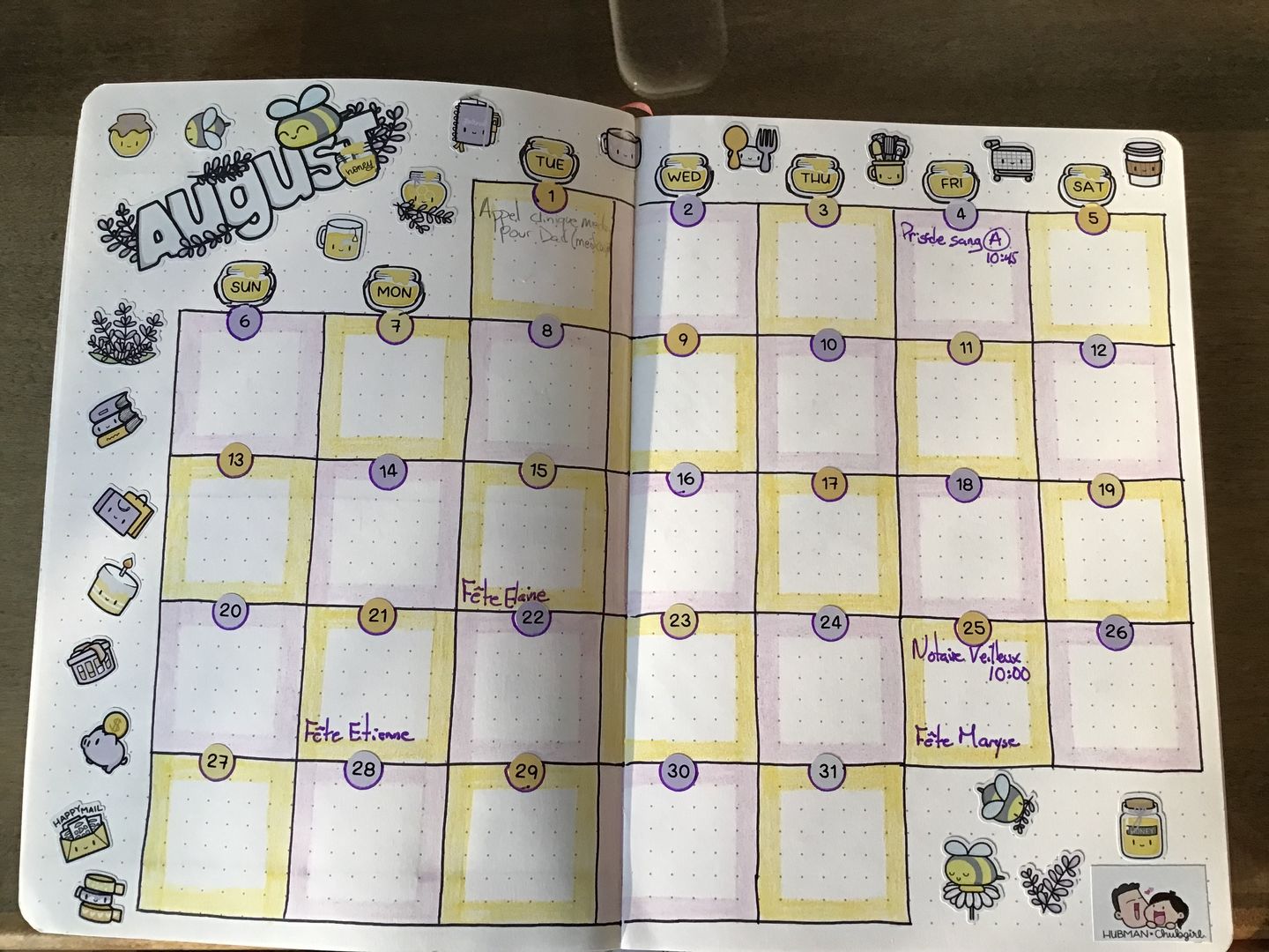 Customer photo review of Honey Lavender Journal Pack