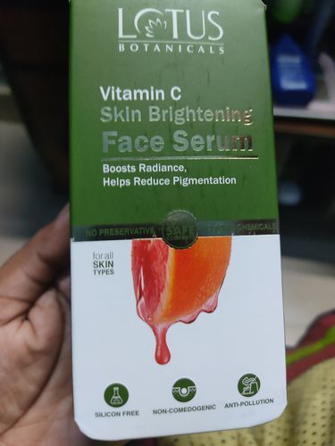 Customer photo review of Vitamin C Skin Brightening Face Serum