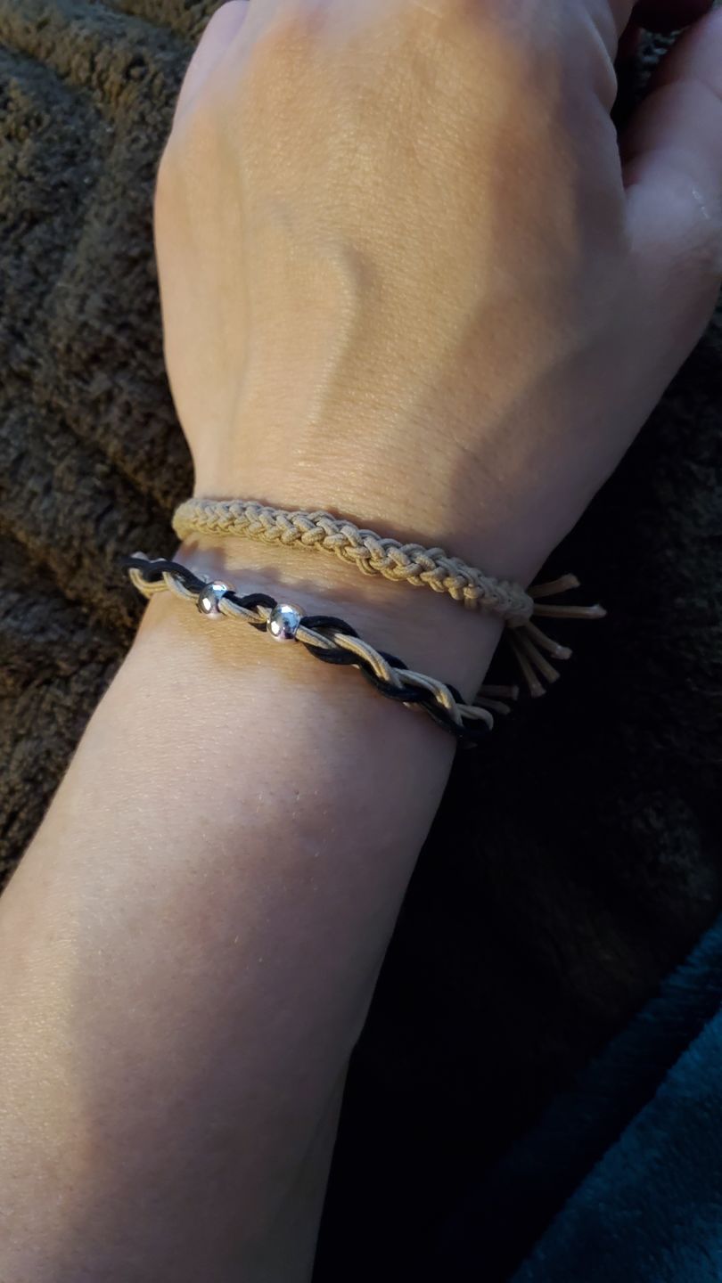 Customer photo review of Boho Hair Ties
