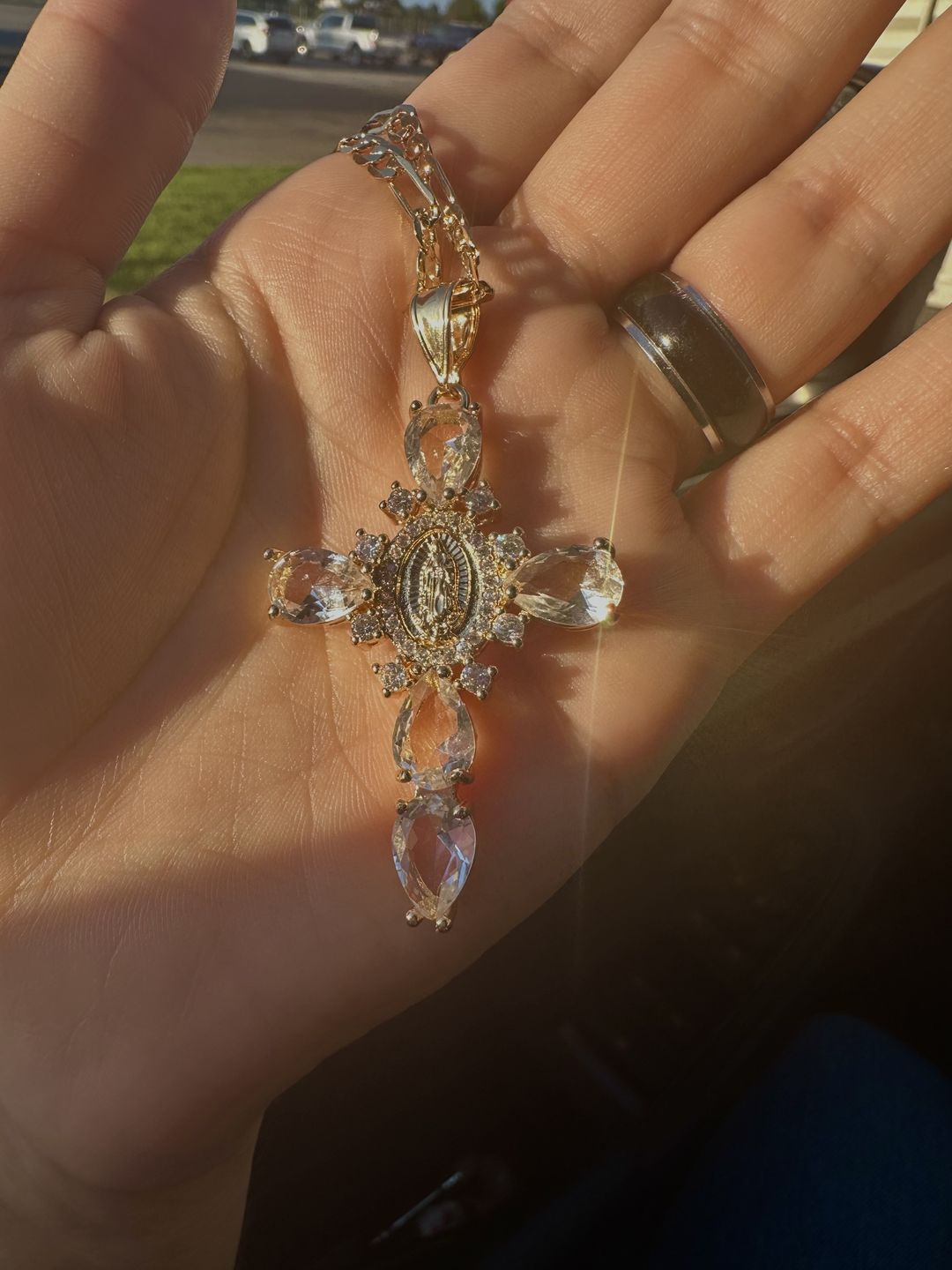 Customer photo review of Virgen Mary Cross