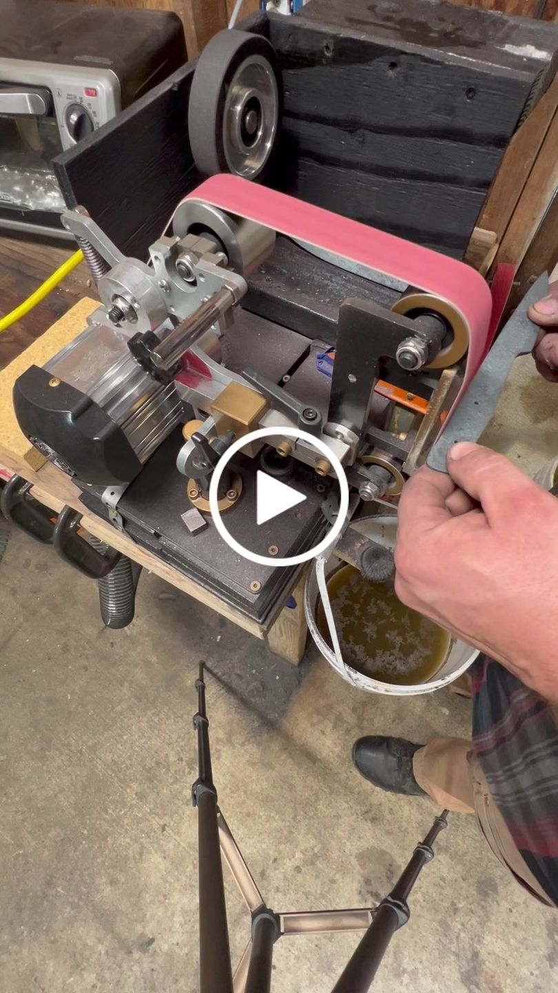 Customer video review of 1" x 30" Sanding Belts for Stock Removal