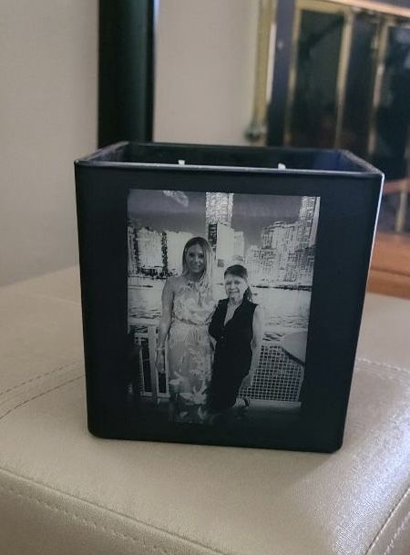 Customer photo review of DESIGN YOUR OWN CANDLE