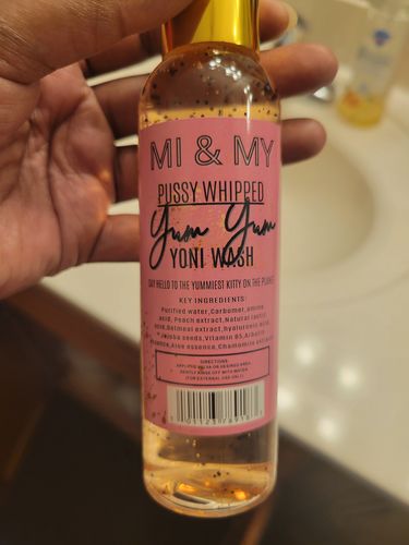 Customer photo review of P*ssy Whipped Yum Yum Yoni Wash