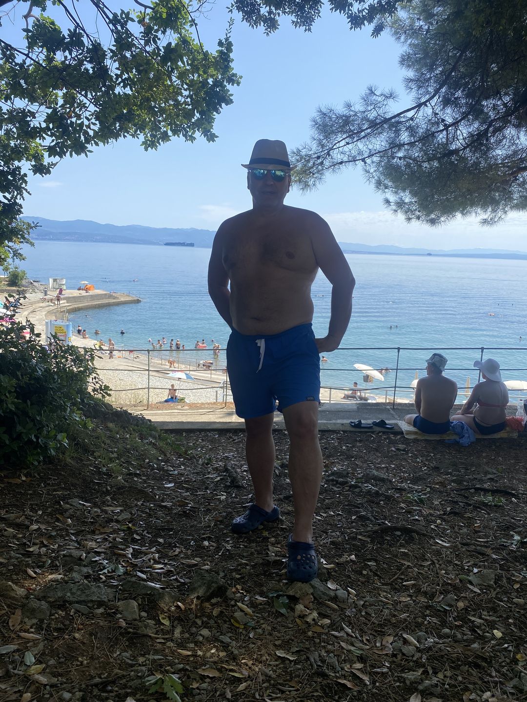 Customer photo review of Lifestyle Herren Badeshorts himmelblau by SAEBIS®