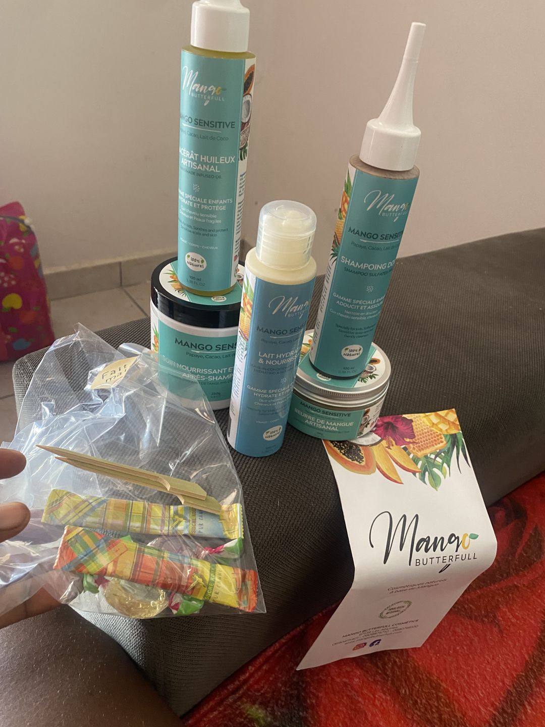 Customer photo review of Pack routine Mango SENSITIVE