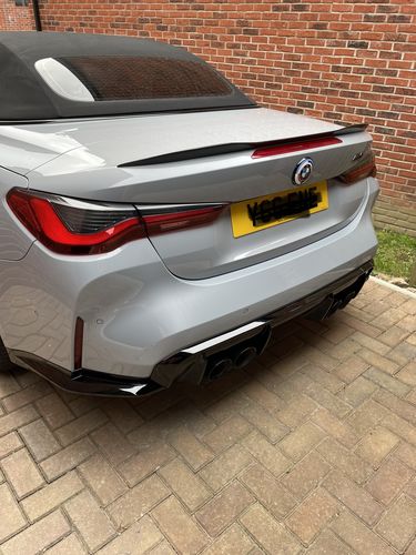 Customer photo review of MHC+ BMW M4/4 Series V Style Rear Spoiler In Pre Preg Carbon Fibre (G83/G23)