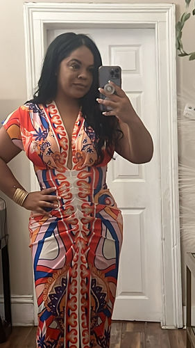 Customer photo review of Just Can't Resist Dress