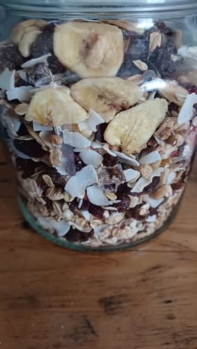 Kundenbewertung mit Foto zu Bio Bananenchips 275g