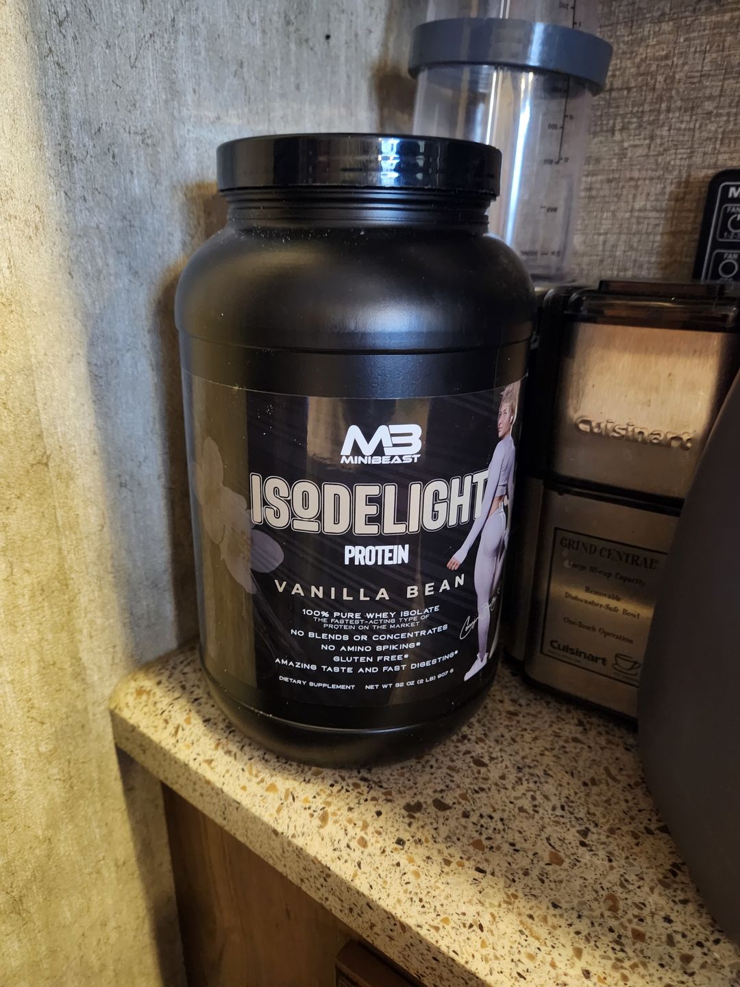 Customer photo review of IsoDelight Protein