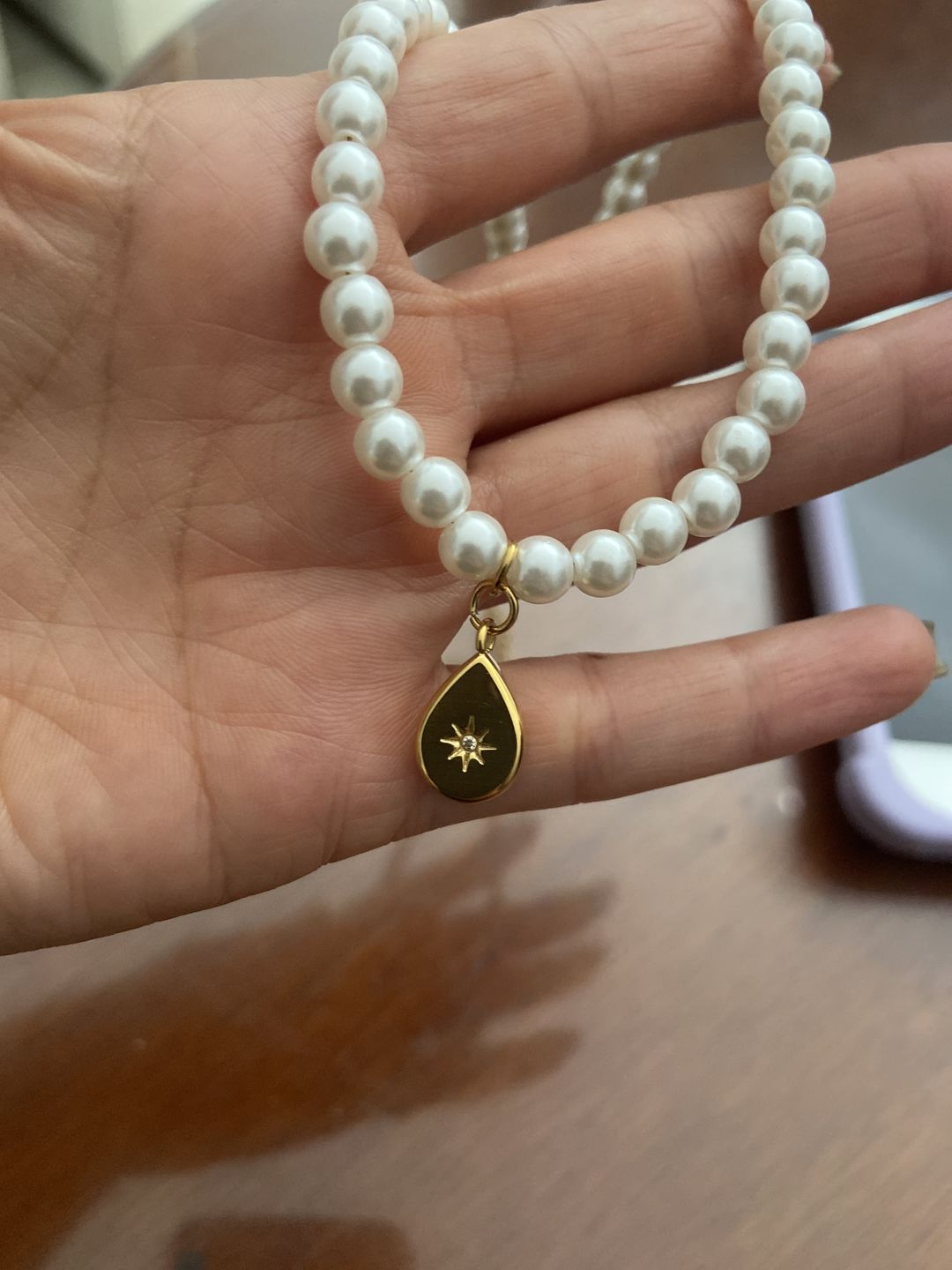 Customer photo review of Collar Pearl Stella