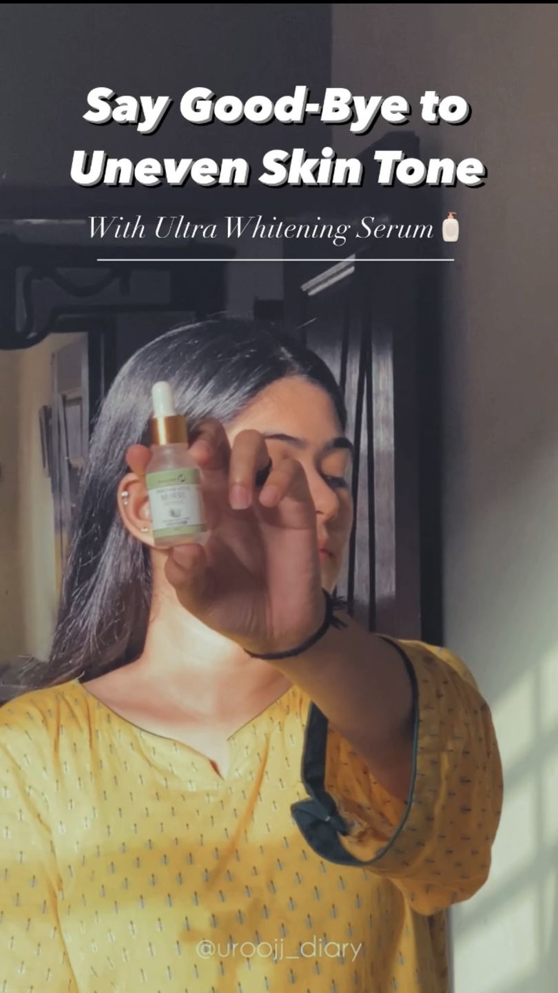 Customer photo review of Ultra Whitening Serum