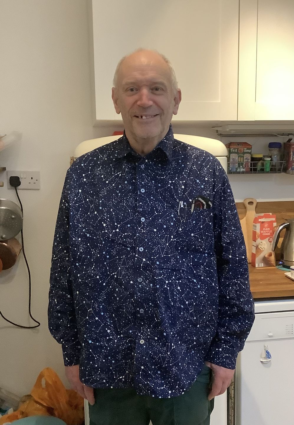 Customer photo review of Stars Constellation Rose & Hubble Cotton Poplin Fabric