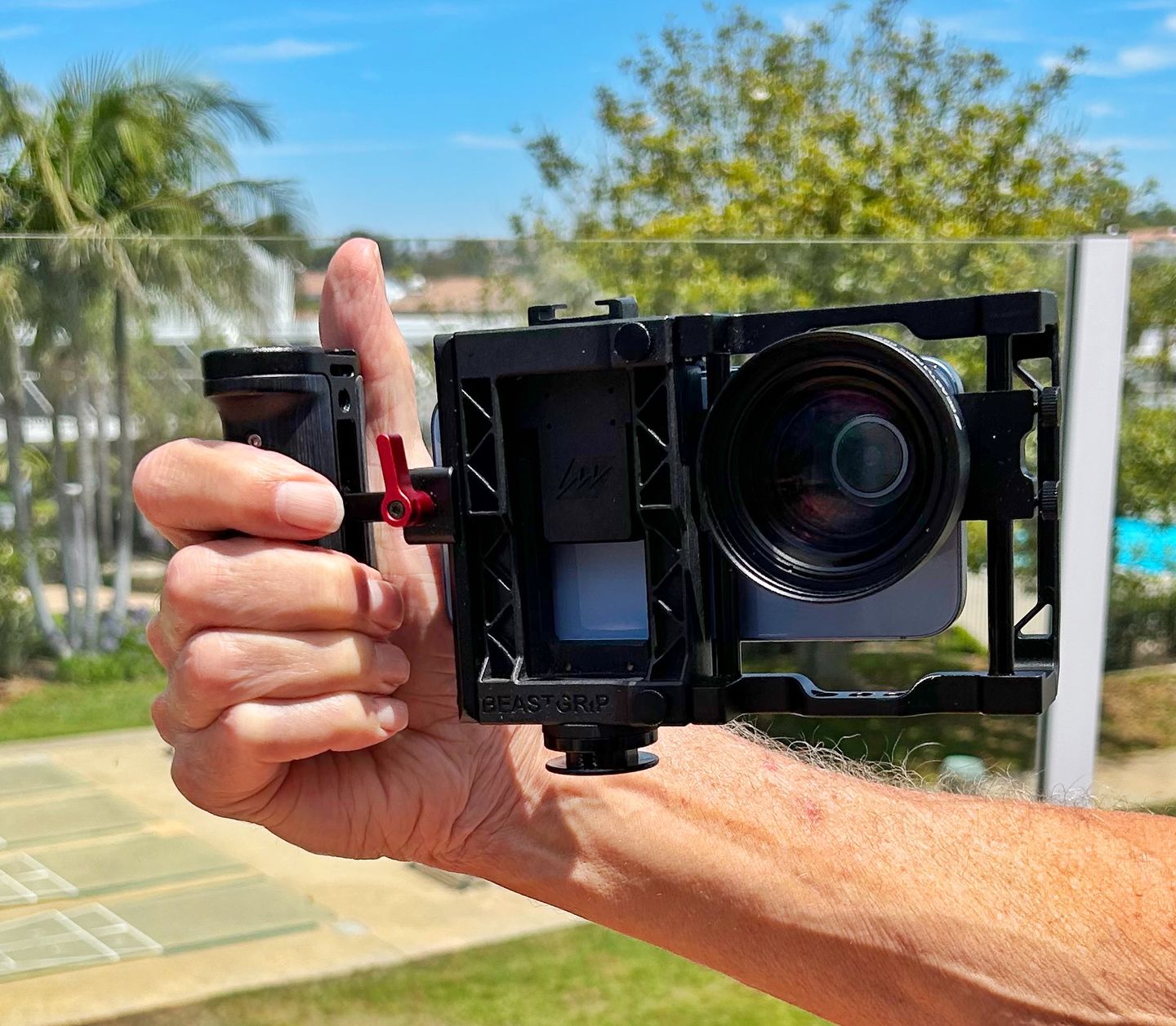 Customer photo review of Side Handle