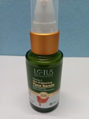 Customer photo review of Vitamin C Skin Brightening Face Serum