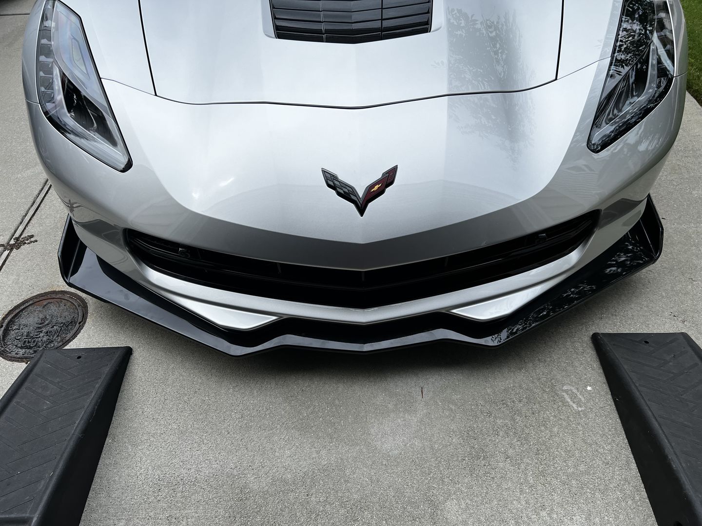 Customer photo review of Corvette C7 Stage 2.5 ZR1 Conversion Extended Front Splitter