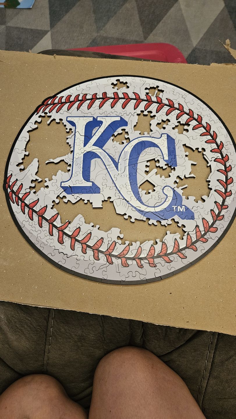 Customer photo review of Kansas City Royals® - Official Wooden Puzzle