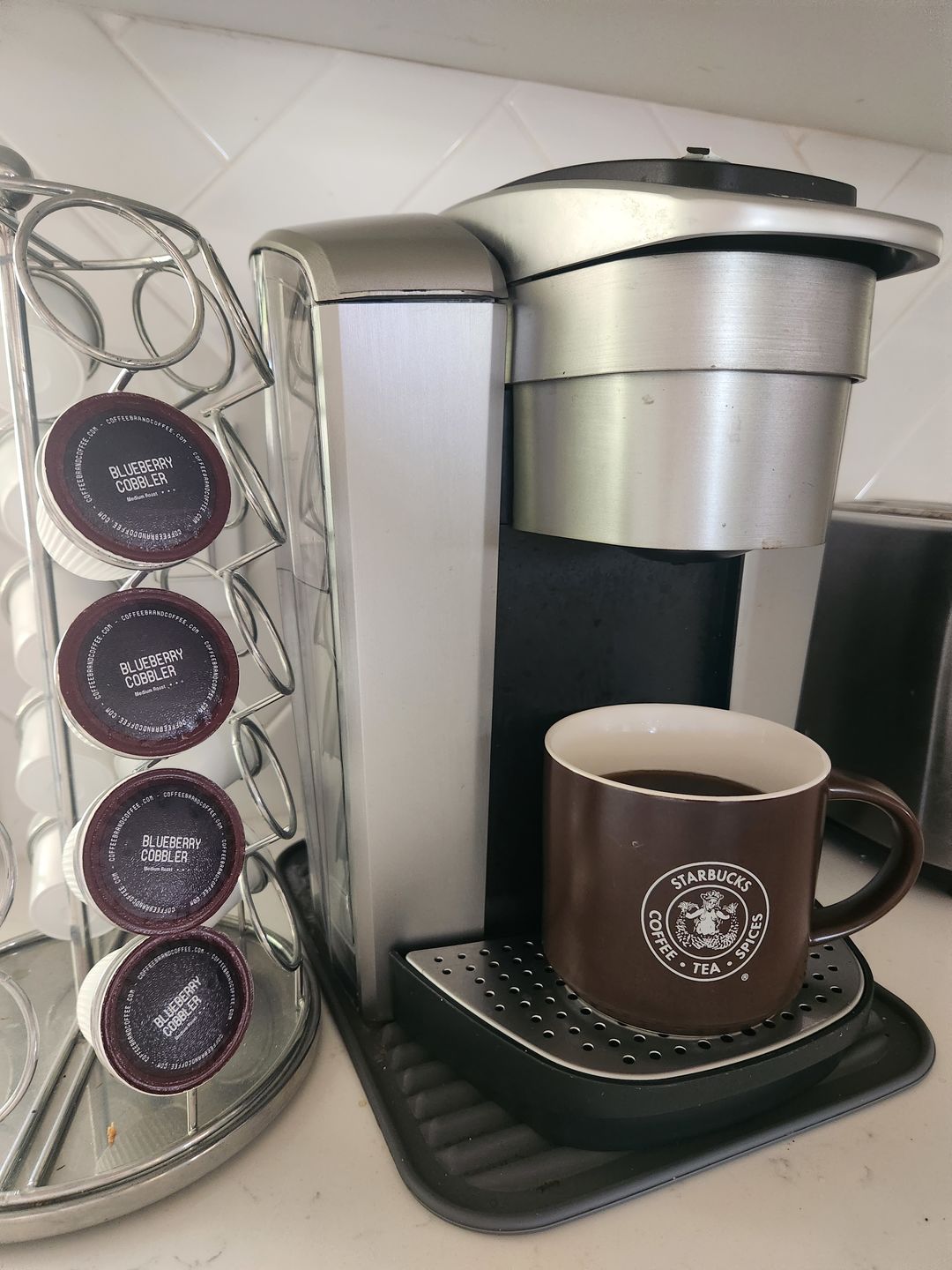 Customer photo review of Blueberry Cobbler Kcups