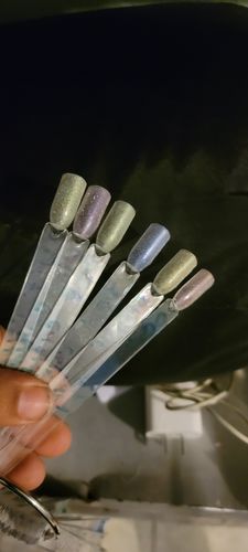 Customer photo review of Gel Gama Reflectiva B (Cristal B) 6 pzas MUSSA
