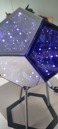 Customer photo review of Ledsen™ ArtLight - Uendelig Dodekaeder Farve Kunst Lys
