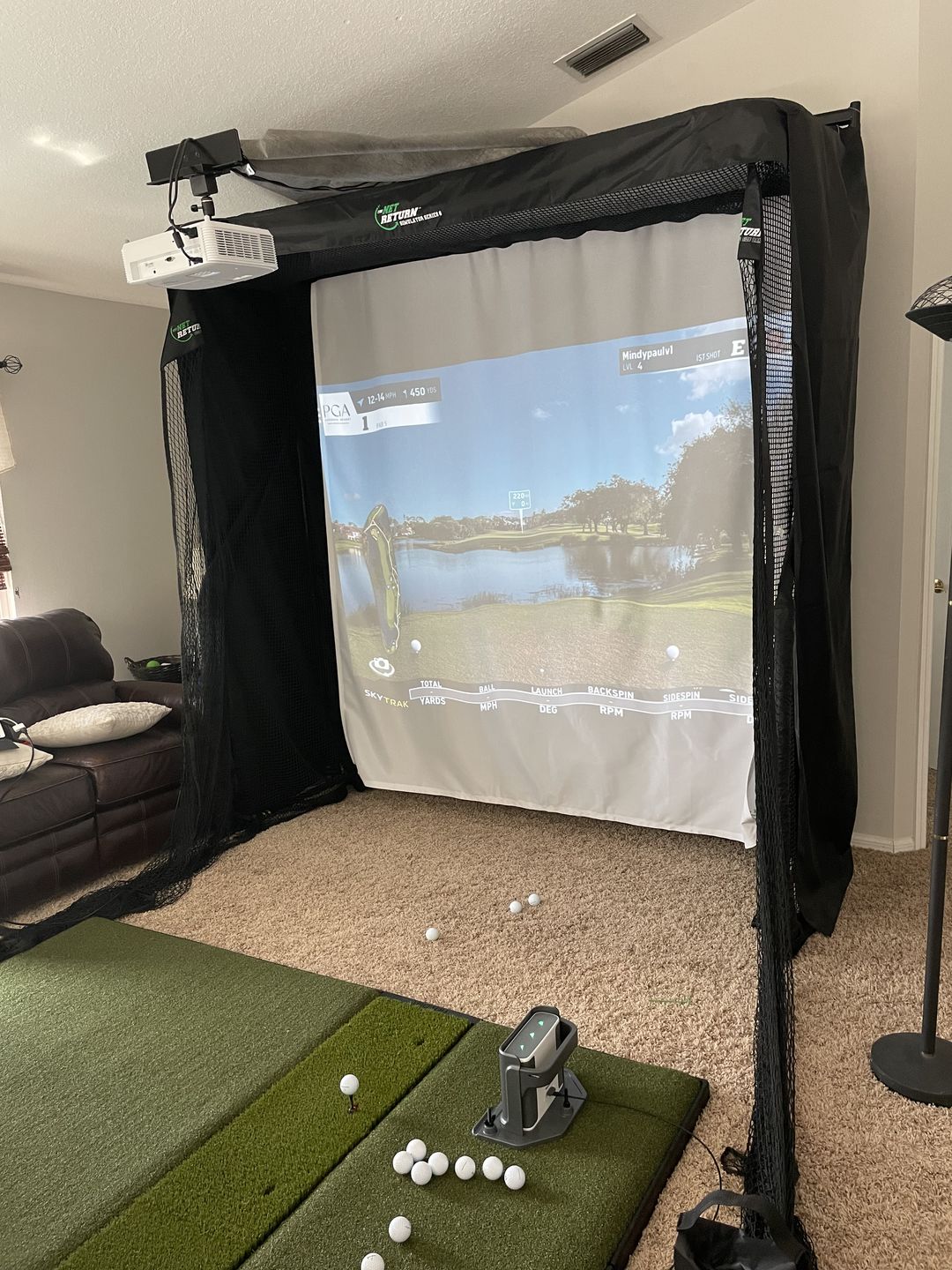 Customer photo review of SkyTrak+ Simulator Series Premium Package
