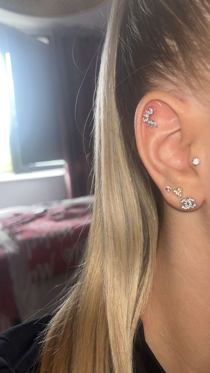 Customer photo review of Britney Piercing | Titan