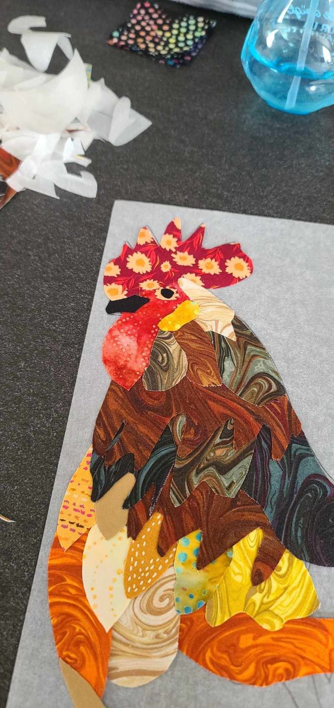 Customer photo review of Petit Rouge Rooster Downloadable Pattern