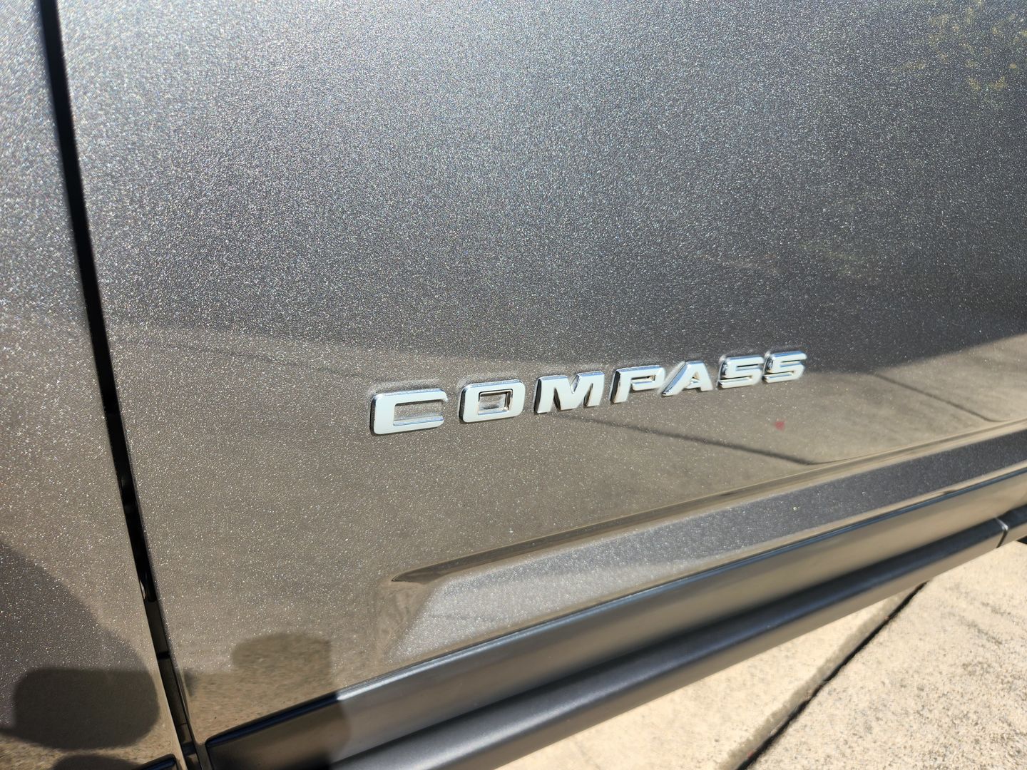 Customer photo review of JEEP Emblem Overlay Decals – Solid Colors | Fits 2014+ Jeep Compass